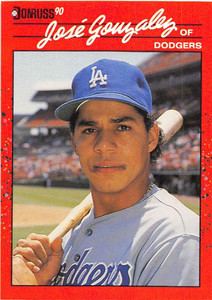 1990 Donruss #314 Jose Gonzalez NM-MT Los Angeles Dodgers 
