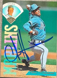 Chris Hammond Autographed 1995 Leaf #378 Florida Marlins Card