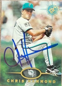 Chris Hammond Autographed 1995 Stadium Club #360 Florida Marlins Card