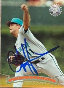 Chris Hammond Autographed 1996 Stadium Club #314 Florida Marlins Card