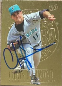 Chris Hammond Autographed 1996 Fleer Ultra Gold Medallion #200 Florida Marlins Card