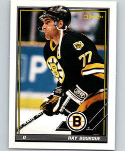 1991-92 O-Pee-Chee #66 Ray Bourque NM-MT  Boston Bruins 