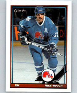 1991-92 O-Pee-Chee #113 Mike Hough NM-MT  Quebec Nordiques 