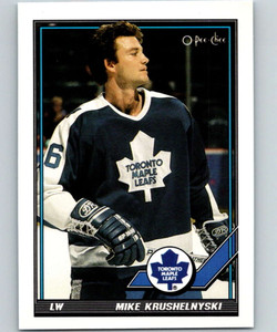 1991-92 O-Pee-Chee #324 Mike Krushelnyski NM-MT  Toronto Maple Leafs 