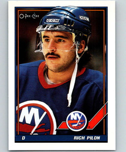 1991-92 O-Pee-Chee #379 Rich Pilon NM-MT  New York Islanders 
