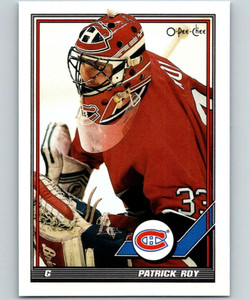 1991-92 O-Pee-Chee #413 Patrick Roy NM-MT  Montreal Canadiens 