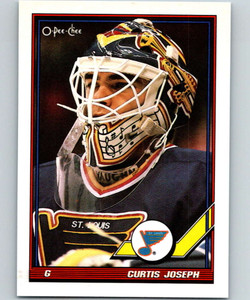 1991-92 O-Pee-Chee #417 Curtis Joseph NM-MT  St. Louis Blues 