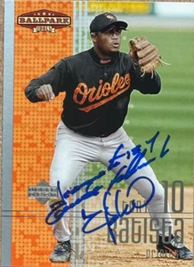 Tony Batista Autographed 2002 Upper Deck Ballpark Idols #42 Baltimore Orioles Card