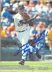 Tony Batista Autographed 2003 Stadium Club #10 Baltimore Orioles Card