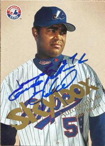 Tony Batista Autographed 2004 SkyBox Autographics #48 Montreal Expos Card