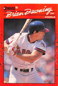 1990 Donruss #352 Brian Downing NM-MT California Angels 