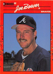1990 Donruss #357 Joe Boever NM-MT Atlanta Braves 