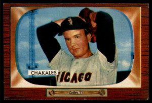 1955 Bowman #148 Bob Chakales VG  Chicago White Sox 