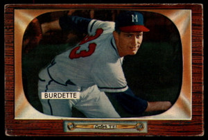 1955 Bowman #70 Lew Burdette VG  Milwaukee Braves 