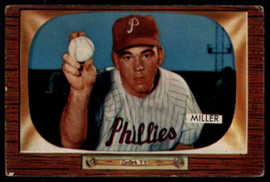 1955 Bowman #110 Bob Miller VG  Philadelphia Phillies 