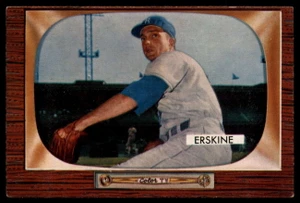 1955 Bowman #170 Carl Erskine GOOD Brooklyn Dodgers 