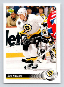 1992-93 Upper Deck #47 Bob Sweeney NM-MT  Boston Bruins 