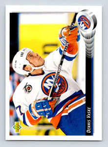 1992-93 Upper Deck #50 Dennis Vaske NM-MT  New York Islanders 