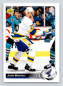 1992-93 Upper Deck #68 Jason Marshall NM-MT  St. Louis Blues 