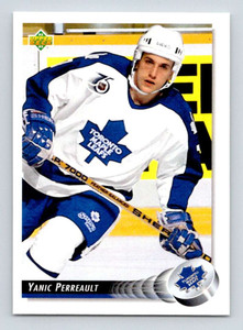 1992-93 Upper Deck #70 Yanic Perreault NM-MT  RC Rookie Toronto Maple Leafs 