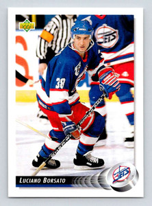 1992-93 Upper Deck #77 Luciano Borsato NM-MT  Winnipeg Jets 