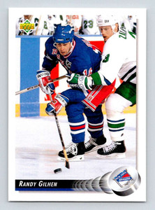 1992-93 Upper Deck #82 Randy Gilhen NM-MT  New York Rangers 