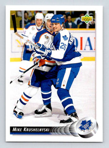 1992-93 Upper Deck #87 Mike Krushelnyski NM-MT  Toronto Maple Leafs 