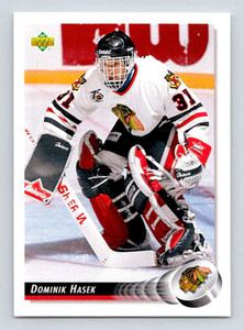 1992-93 Upper Deck #92 Dominik Hasek NM-MT  Chicago Blackhawks 
