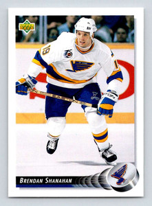 SOLD 206863 1992-93 Upper Deck #122 Brendan Shanahan NM-MT  St. Louis Blues 
