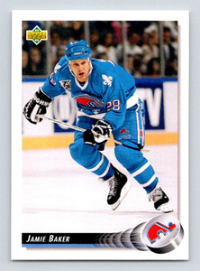 1992-93 Upper Deck #130 Jamie Baker NM-MT  Quebec Nordiques 