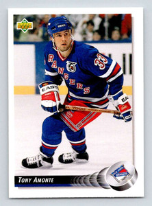 1992-93 Upper Deck #138 Tony Amonte NM-MT  New York Rangers 