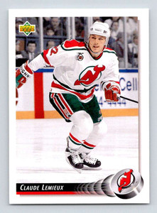 1992-93 Upper Deck #163 Claude Lemieux NM-MT  New Jersey Devils 