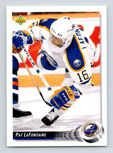 1992-93 Upper Deck #165 Pat LaFontaine NM-MT  Buffalo Sabres 