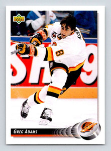1992-93 Upper Deck #192 Greg Adams NM-MT  Vancouver Canucks 