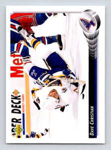 1992-93 Upper Deck #194 Dave Christian NM-MT  St. Louis Blues 