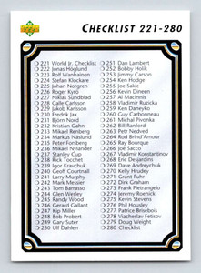 1992-93 Upper Deck #280 Checklist 281-330 NM-MT  
