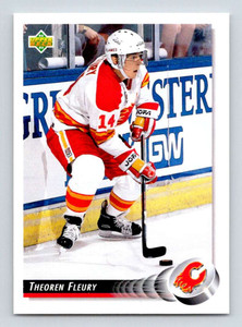 1992-93 Upper Deck #285 Theo Fleury NM-MT  Calgary Flames 