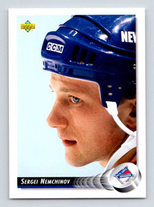 1992-93 Upper Deck #298 Sergei Nemchinov NM-MT  New York Rangers 