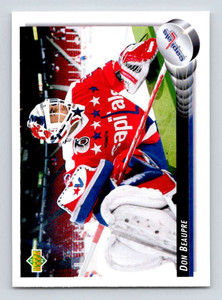 1992-93 Upper Deck #310 Don Beaupre NM-MT  Washington Capitals 