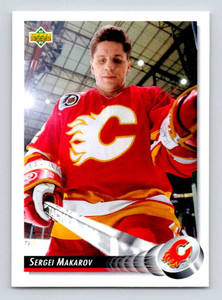 1992-93 Upper Deck #314 Sergei Makarov NM-MT  Calgary Flames 