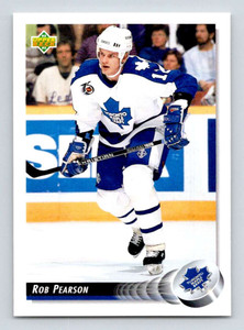 1992-93 Upper Deck #318 Rob Pearson NM-MT  Toronto Maple Leafs 