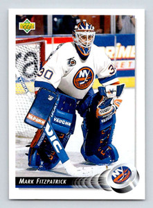 1992-93 Upper Deck #332 Mark Fitzpatrick NM-MT  New York Islanders 