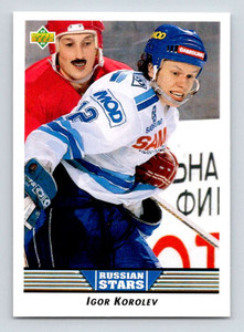 1992-93 Upper Deck #338 Igor Korolev RS NM-MT  RC Rookie St. Louis Blues 