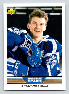 1992-93 Upper Deck #340 Andrei Nikolishin RS NM-MT  RC Rookie 