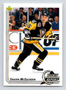 1992-93 Upper Deck #368 Shawn McEachern RR NM-MT  Pittsburgh Penguins 