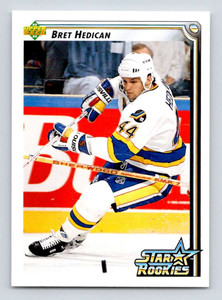 1992-93 Upper Deck #414 Bret Hedican SR NM-MT  RC Rookie St. Louis Blues 