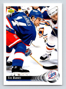 1992-93 Upper Deck #426 Stu Barnes NM-MT  Winnipeg Jets 