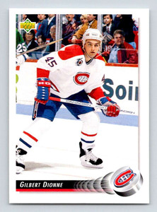 1992-93 Upper Deck #427 Gilbert Dionne NM-MT  Montreal Canadiens 