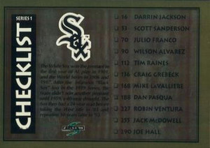 1995 Score Gold Rush #320 Team Checklists NM-MT  Chicago White Sox/Colorado Rockies 