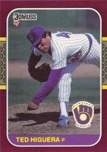 1987 Donruss Opening Day #56 Teddy Higuera NM-MT  Milwaukee Brewers 